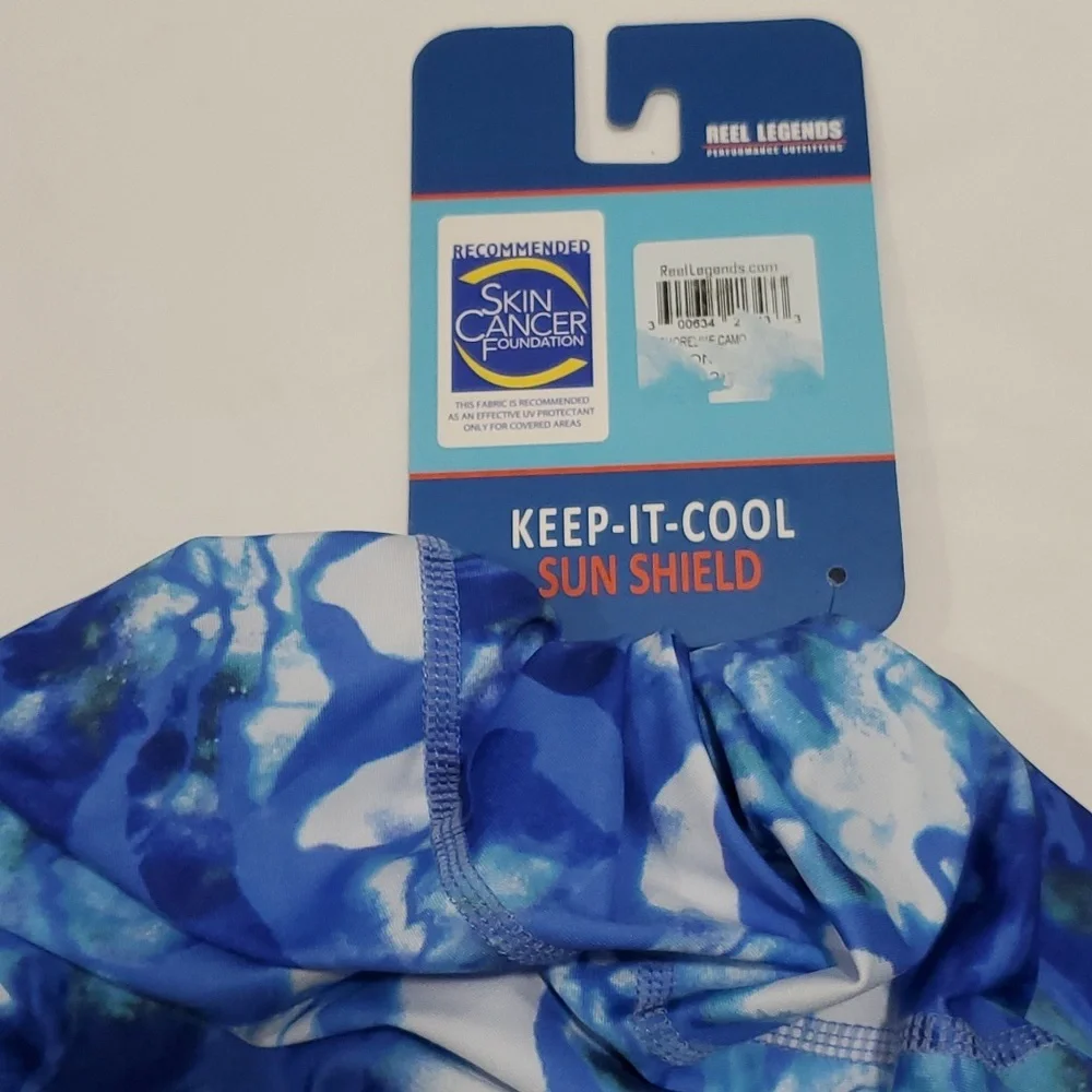 NWT REEL LEGENDS Keep It Cool Sun Shields Scarves Mask Moisture Wicking …